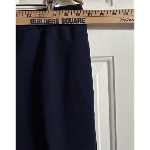 Soft Surroundings Pull On Jegging Legging Dark Blue Stretchy EUC Size L ￼ - Picture 6 of 11